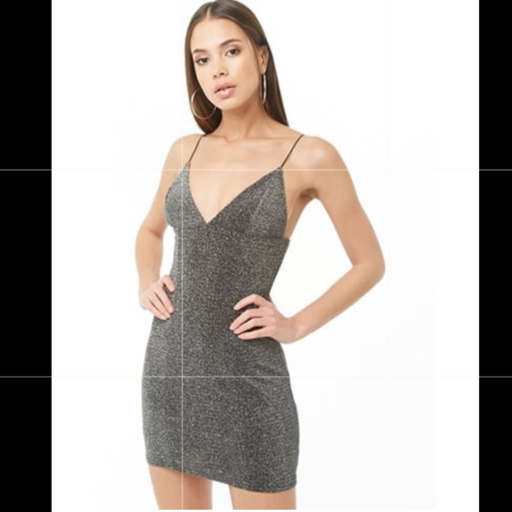 F21 sparkling mini dress